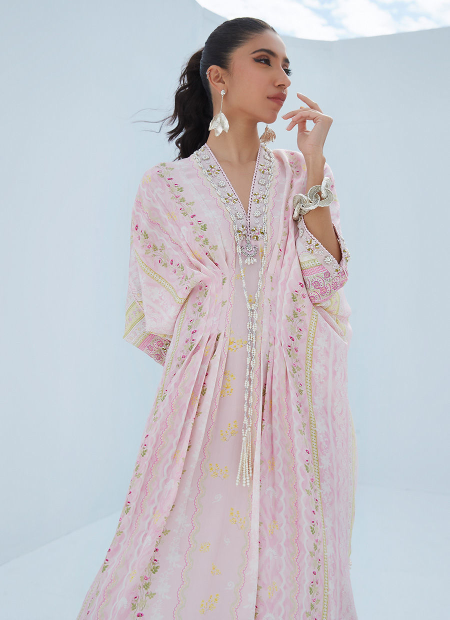 Farah Talib Aziz. Marni Blush Kaftan