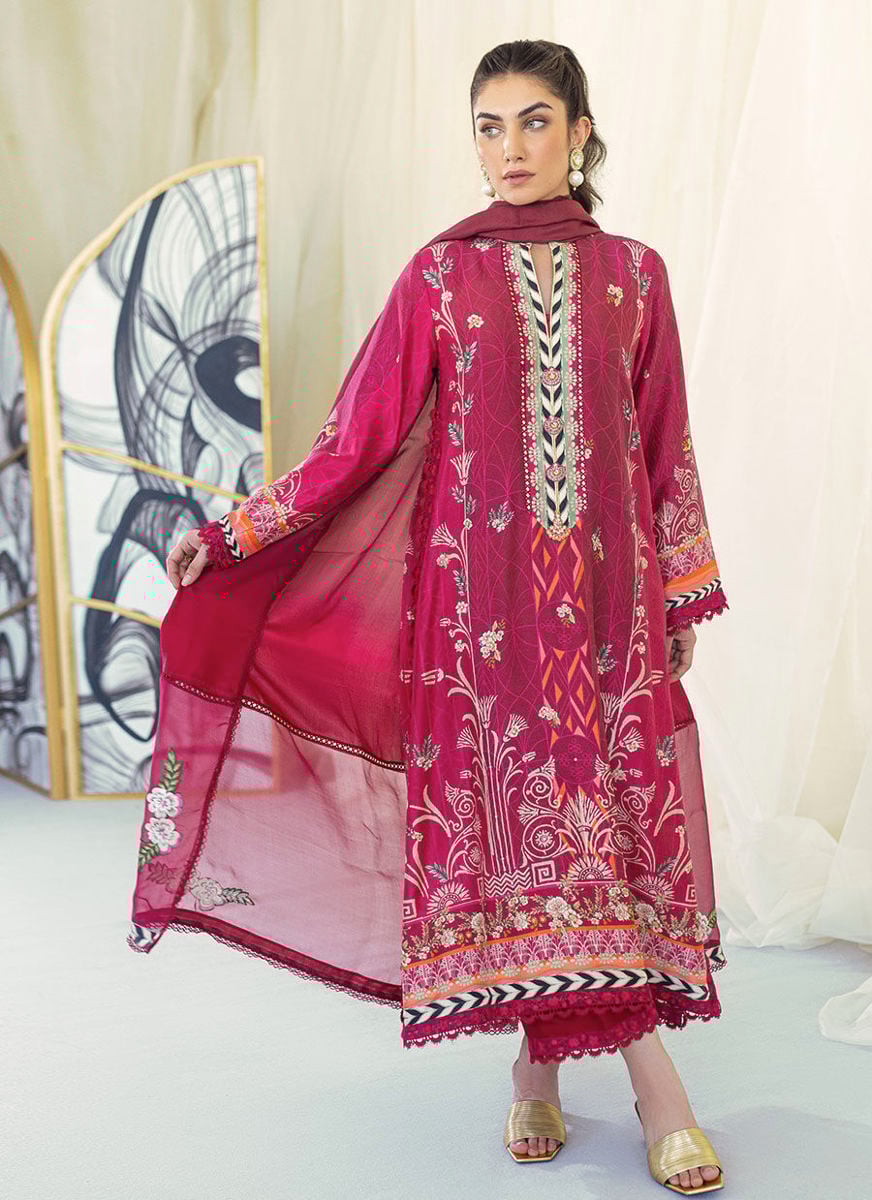 Charlize Scarlett Shirt And Dupatta