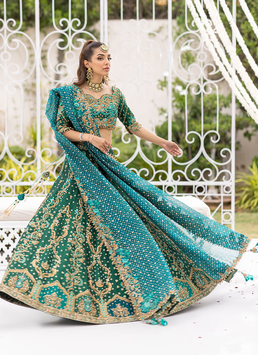 Buy Navy Blue Zari Silk Designer Lehenga Choli Online : Indian Ethnic Wear -