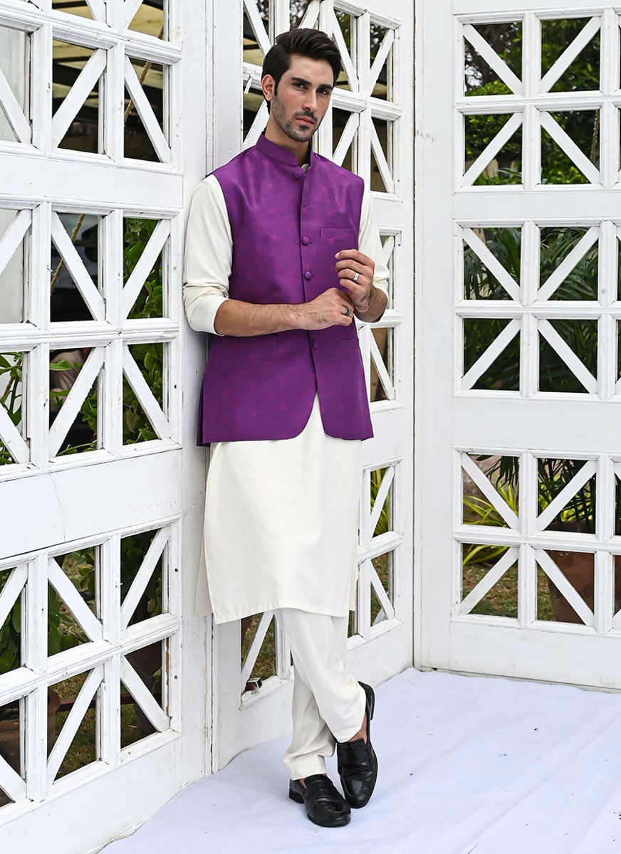 Farzaneh Purple Waistcoat