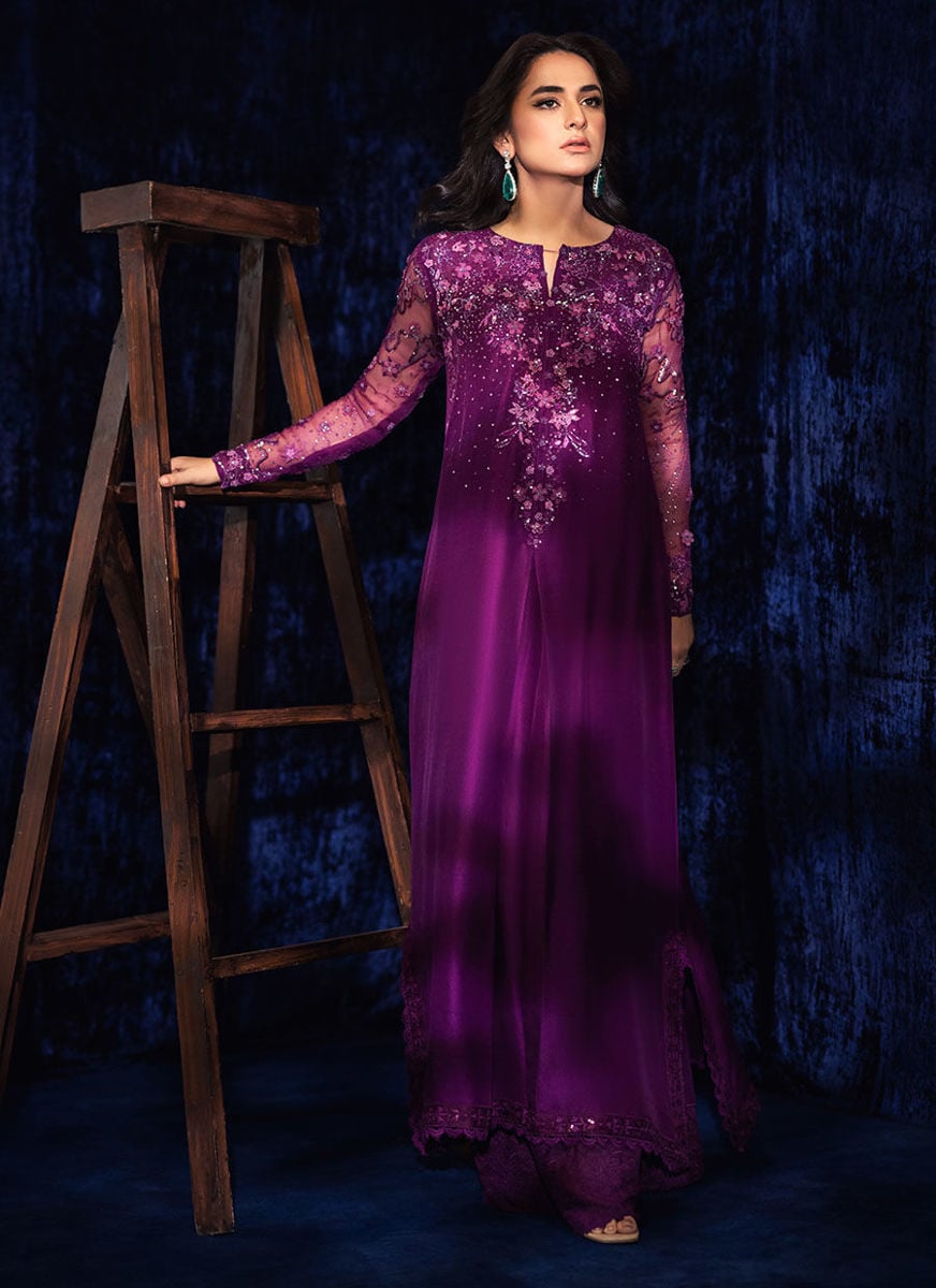 Starr Aubergine Kaftan