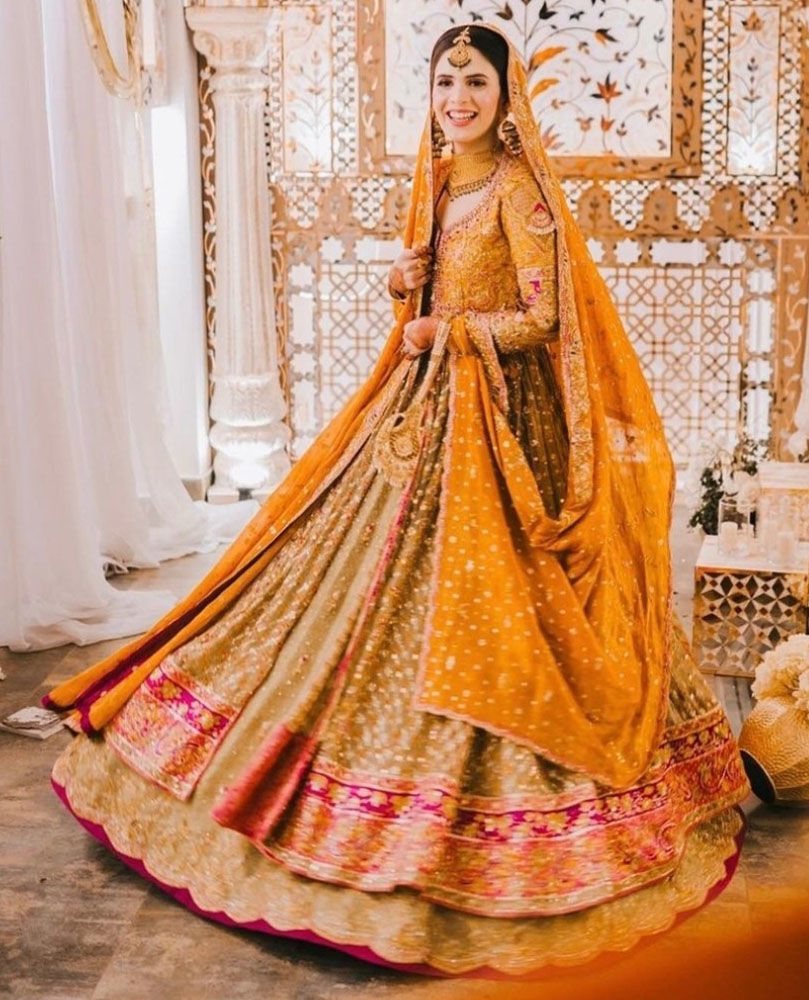 Rust Orange Bridal Lehenga Pak 808 – Pakistan Bridal Dresses