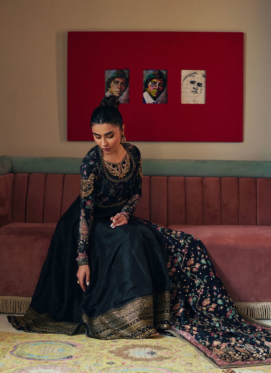 Veroz Kalidaar And Silk Dupatta