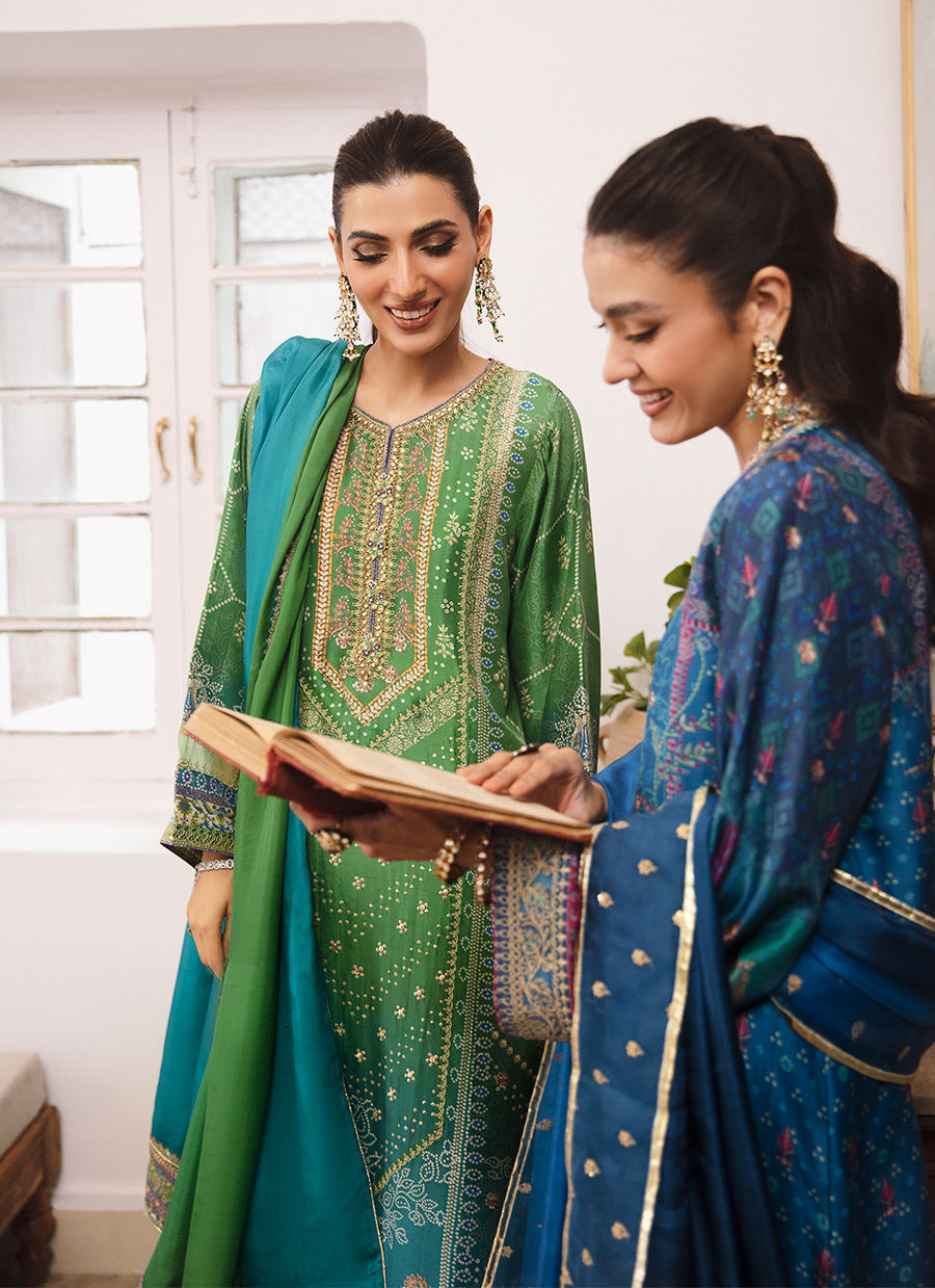 Izma Ombre pants only with Modern Styling | Farah Talib Aziz