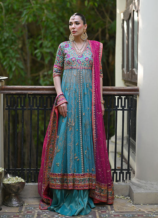 Vivia Sea Green Kalidaar