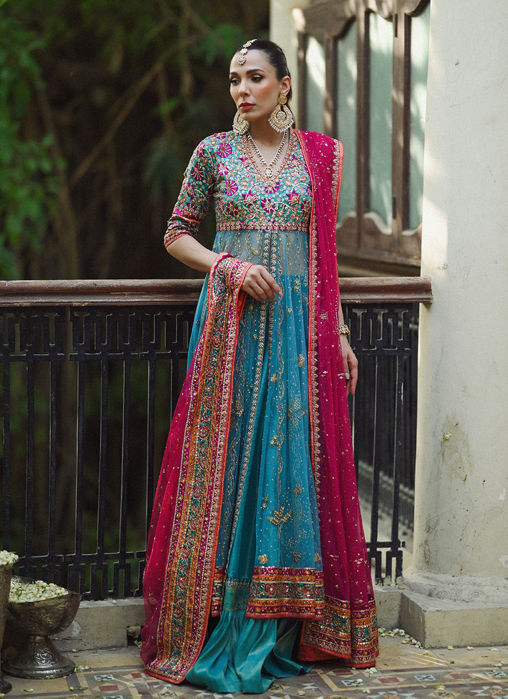 Vivia Sea Green Kalidaar
