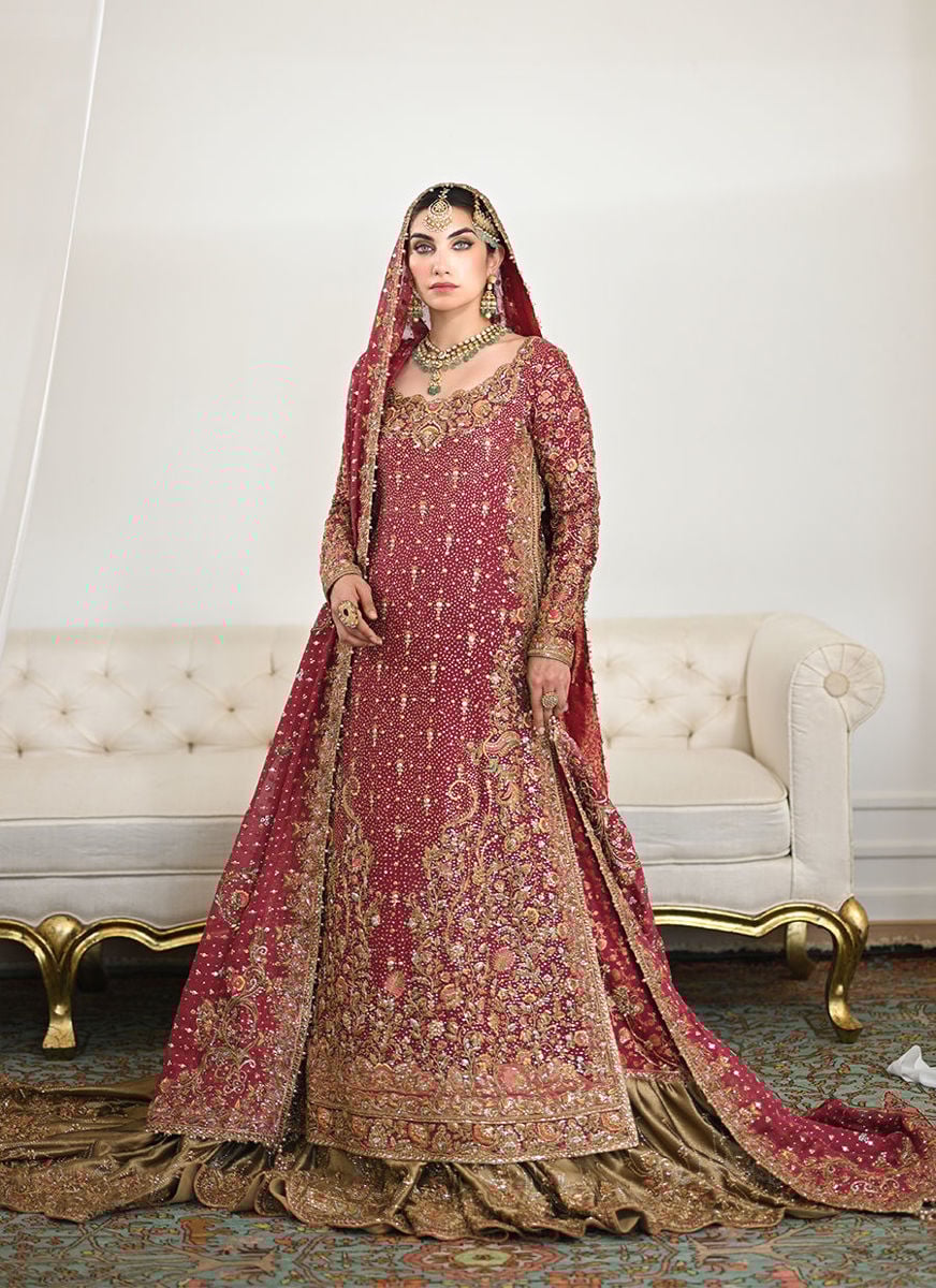 Mehtab Scarlet Farshi Bridal