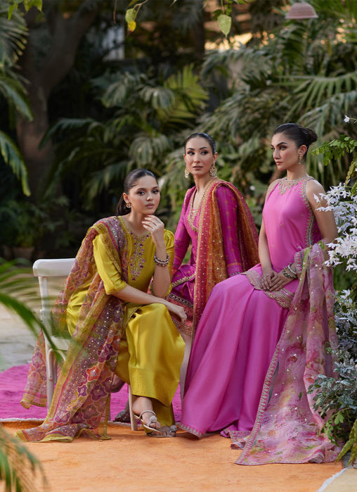 Nihal Rani Pink Shirt And Dupatta