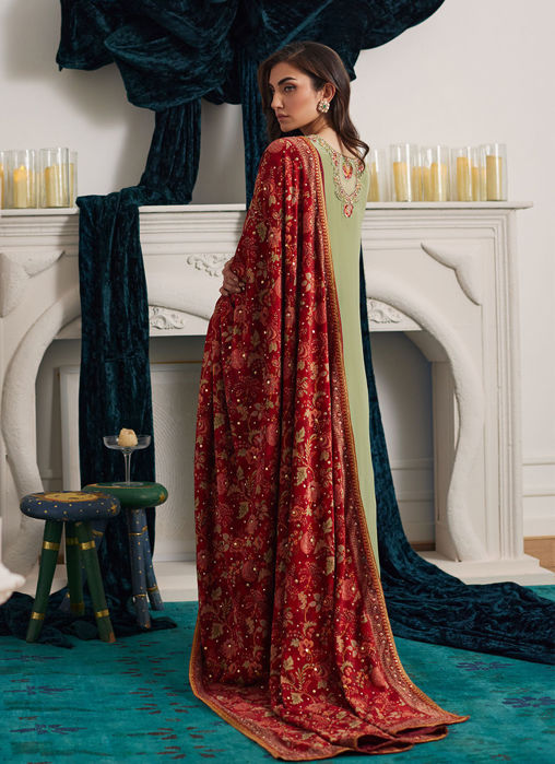 Leesha Velvet Shawl