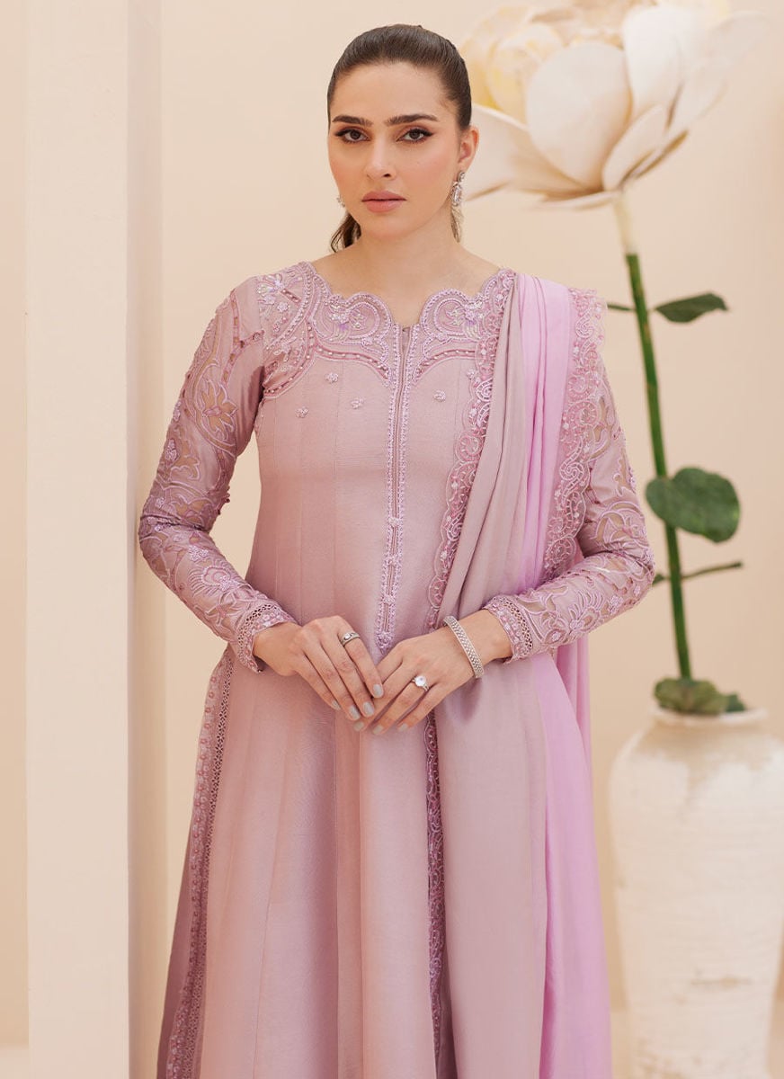 Moira Mauve Shirt And Dupatta