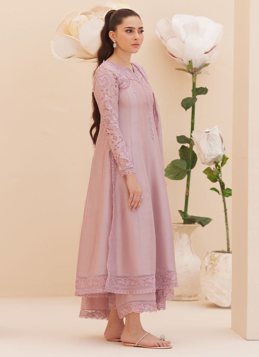 Moira Mauve Shirt And Dupatta