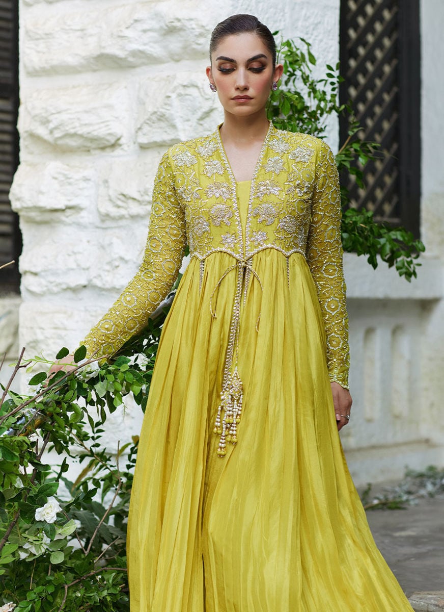 Kaylin Kiwi Kalidaar (shirt and lehenga)