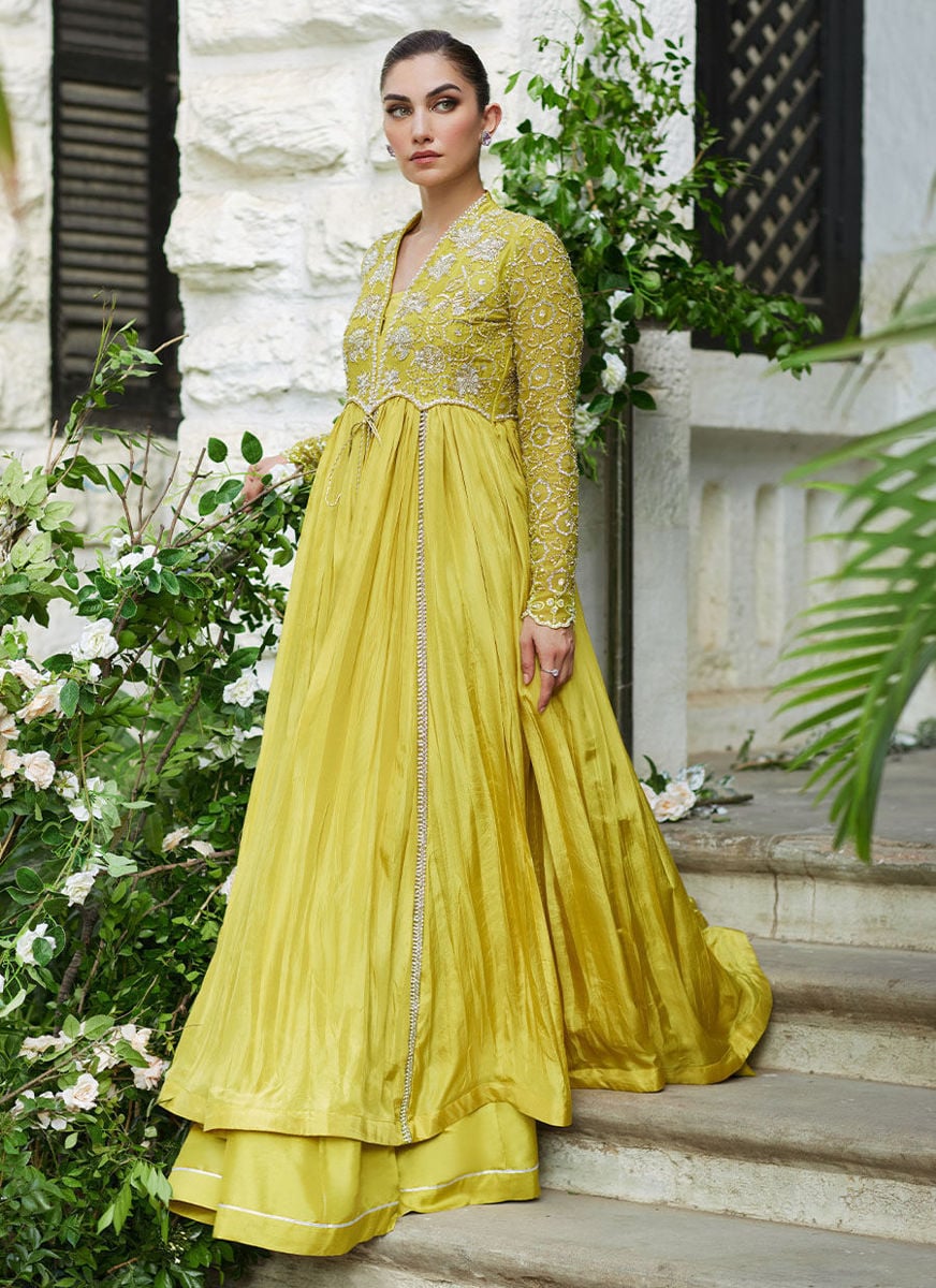 Kaylin Kiwi Kalidaar (shirt and lehenga)