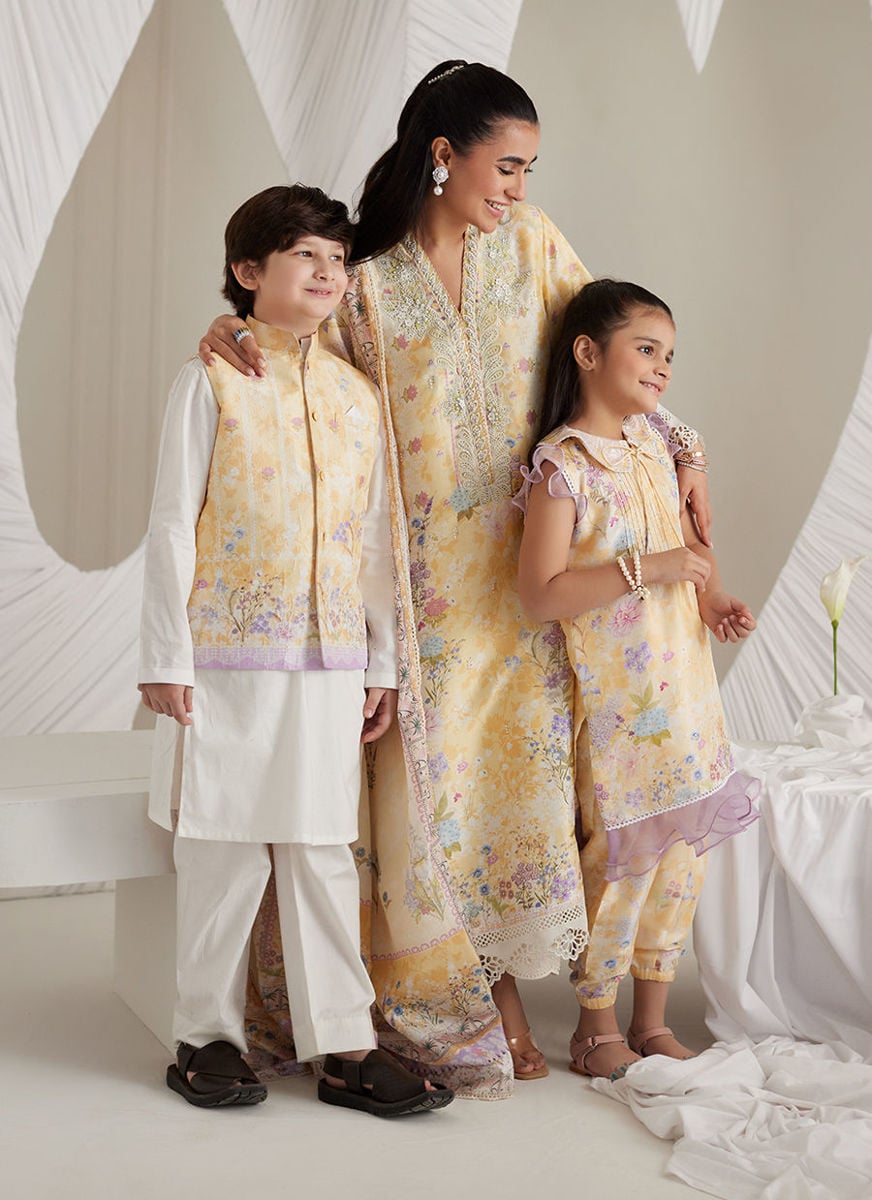 Gemma Lemon Shirt And Dupatta