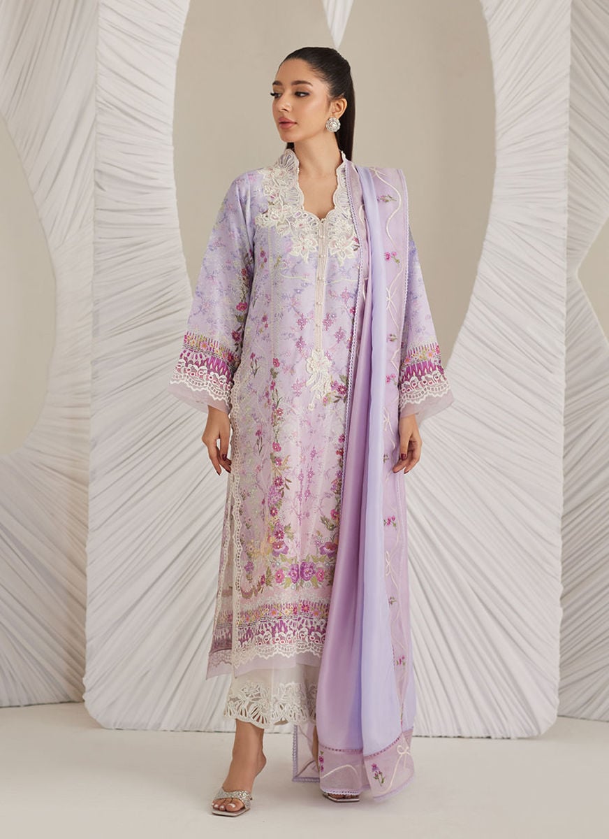 Polina Ombre Shirt And Dupatta