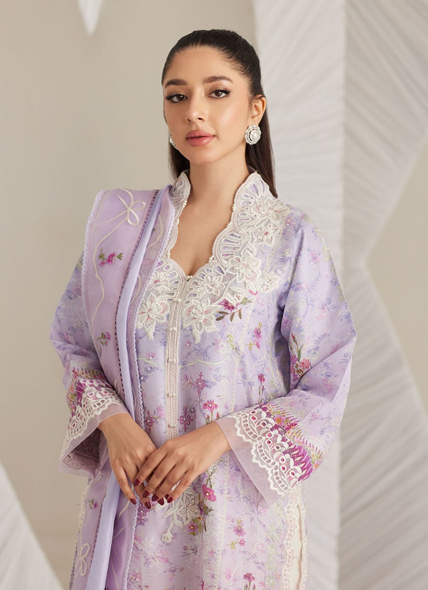 Polina Ombre Shirt And Dupatta