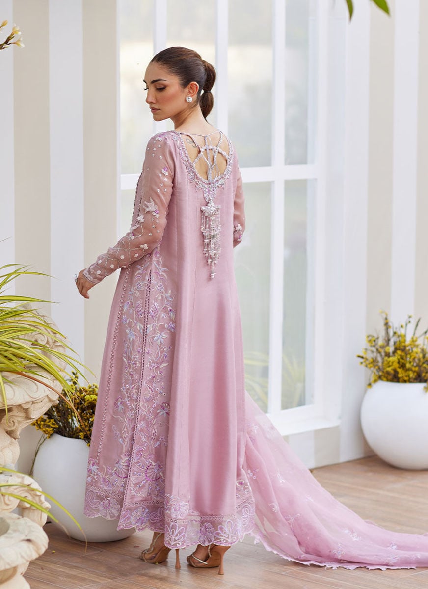 Karis Mauve Kalidaar And Dupatta