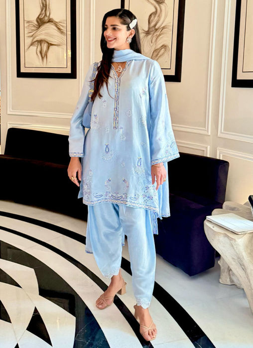 Bettie Cornflower Blue Pants