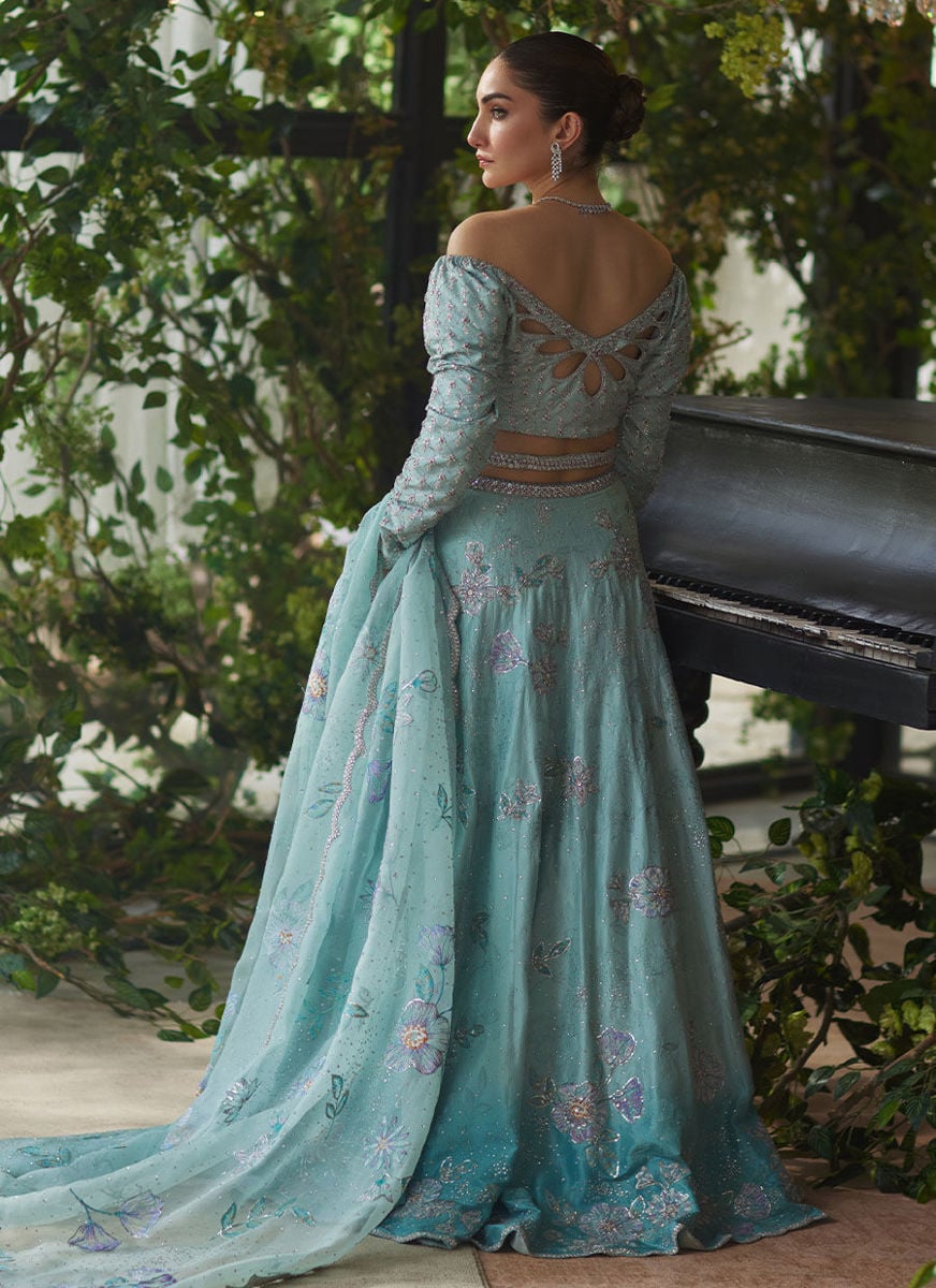 Mirabelle Aqua Lehnga Choli