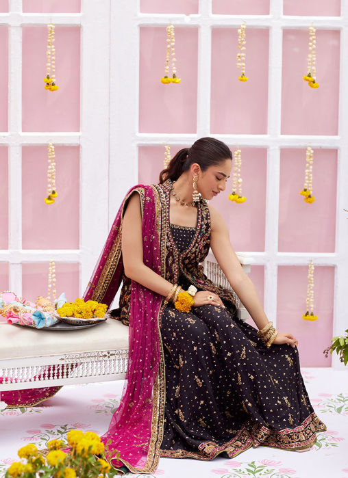 Nayra Block Printed Shirt And Dhaka