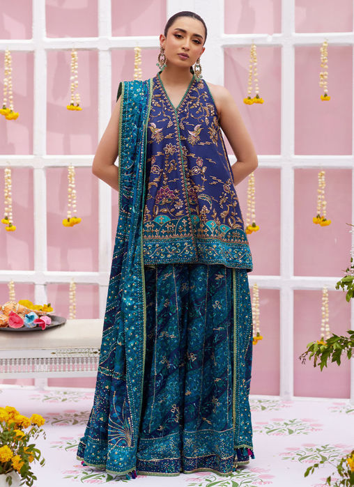 Ryza Blockprinted Short Shirt And Dhaka