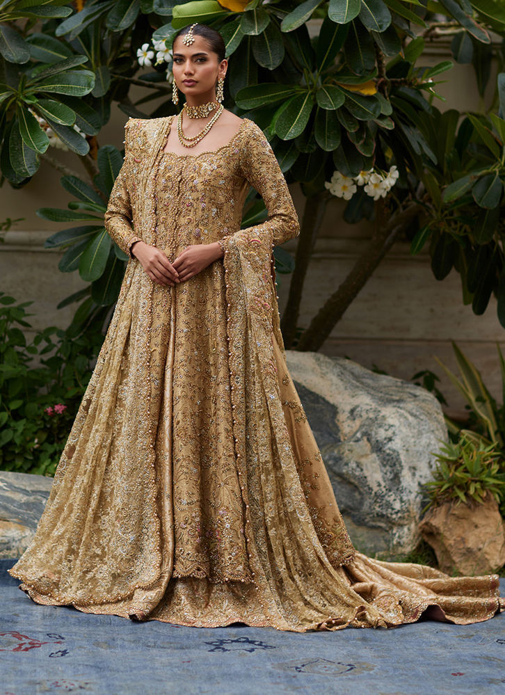 Parizad Gold Bridal with Luxe Embroidery | Farah Talib Aziz