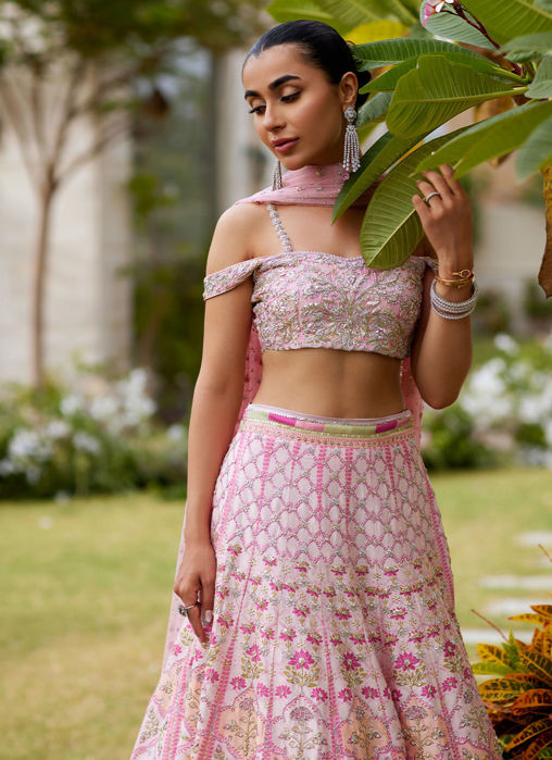 Dilruba Carnation Pink Lehnga Choli
