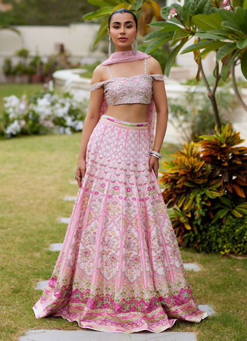 Dilruba Carnation Pink Lehnga Choli