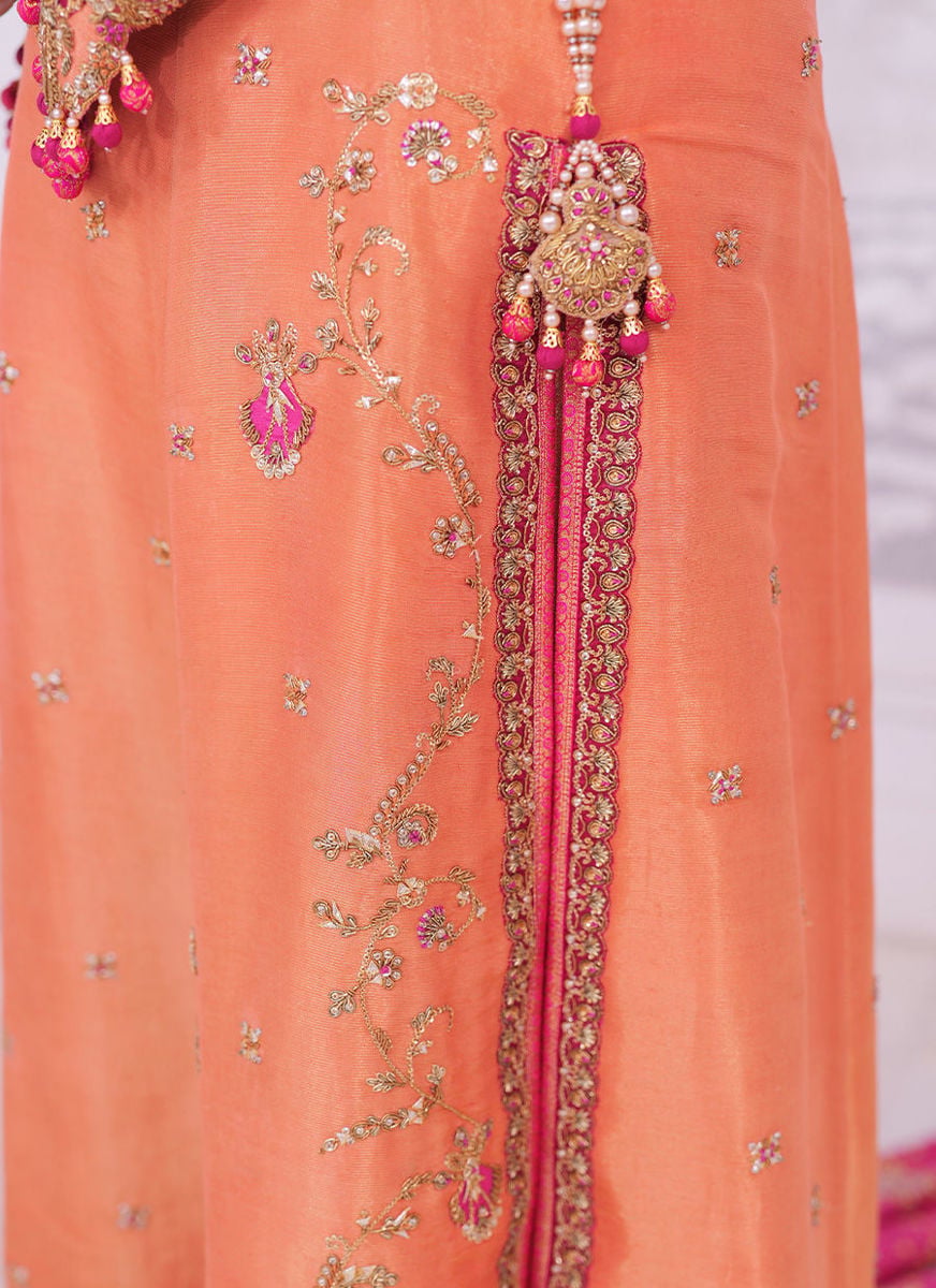 Amber Orange And Fuchsia Pink