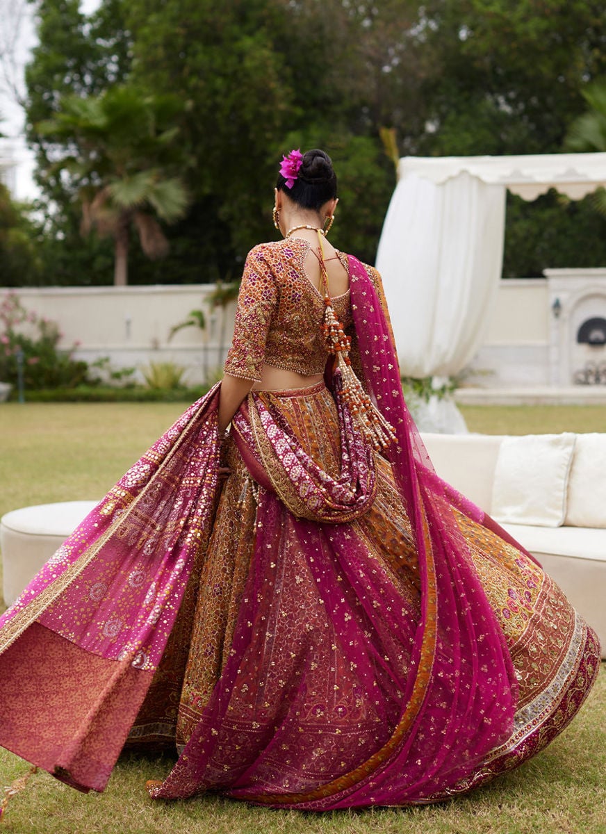 Raina Rust Lehnga Choli