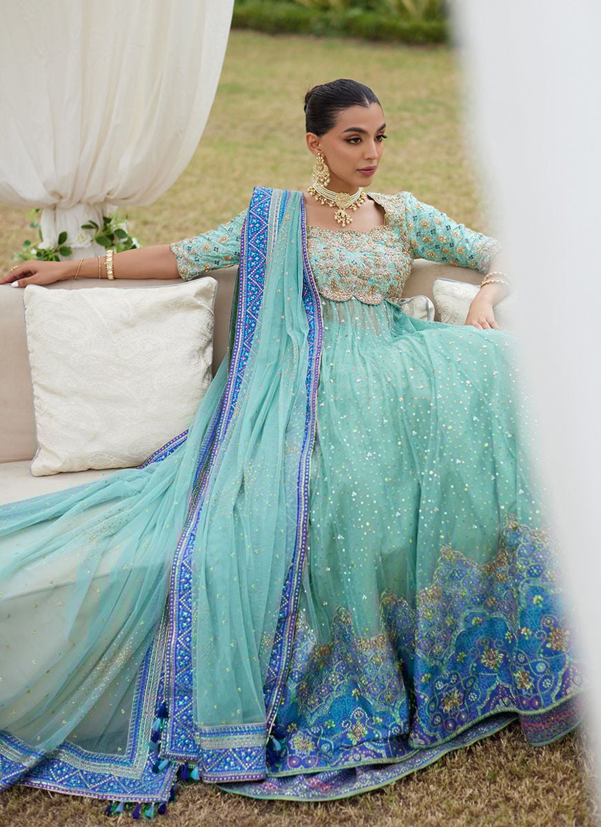 Amani Aqua Ombre Kalidaar