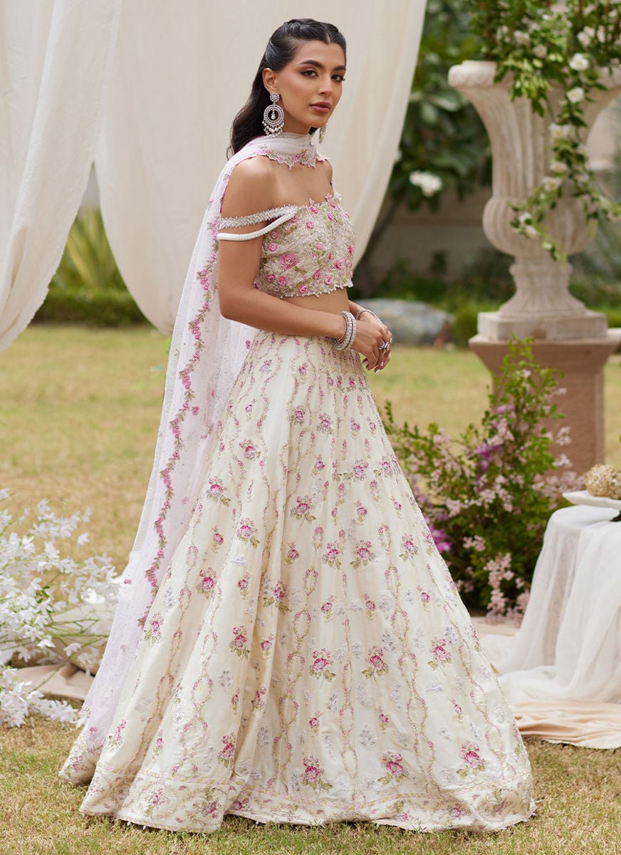 Kaya Ivory Lehnga Choli