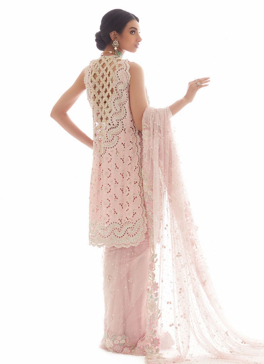 Rosa Dreamweave Saree Without Cutwork Embellished Jacket