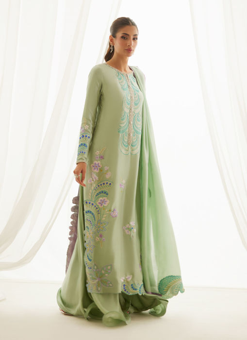 Jovie Blue Shirt And Dupatta