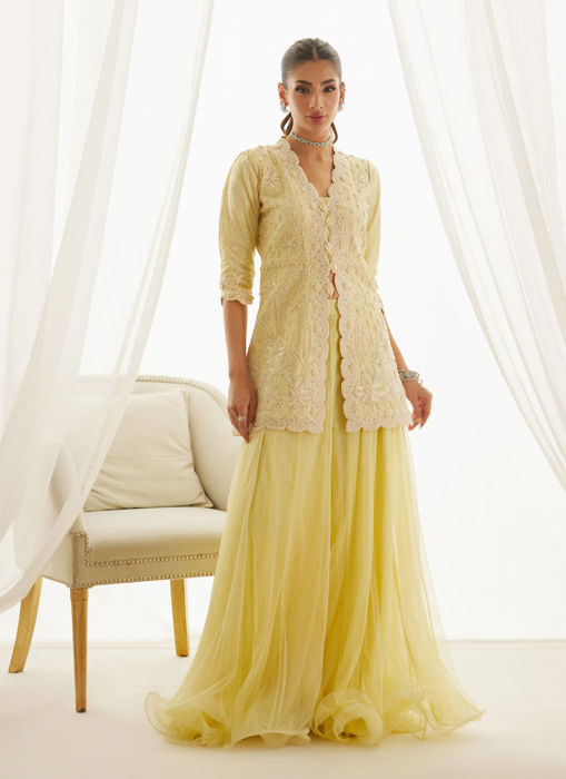 Lavin Lemon Shirt And Lehnga
