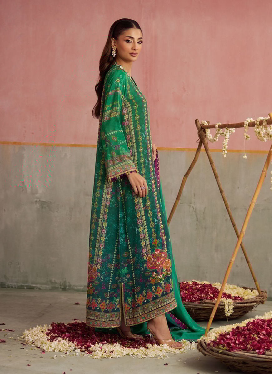 Noemi Jade Shirt And Dupatta