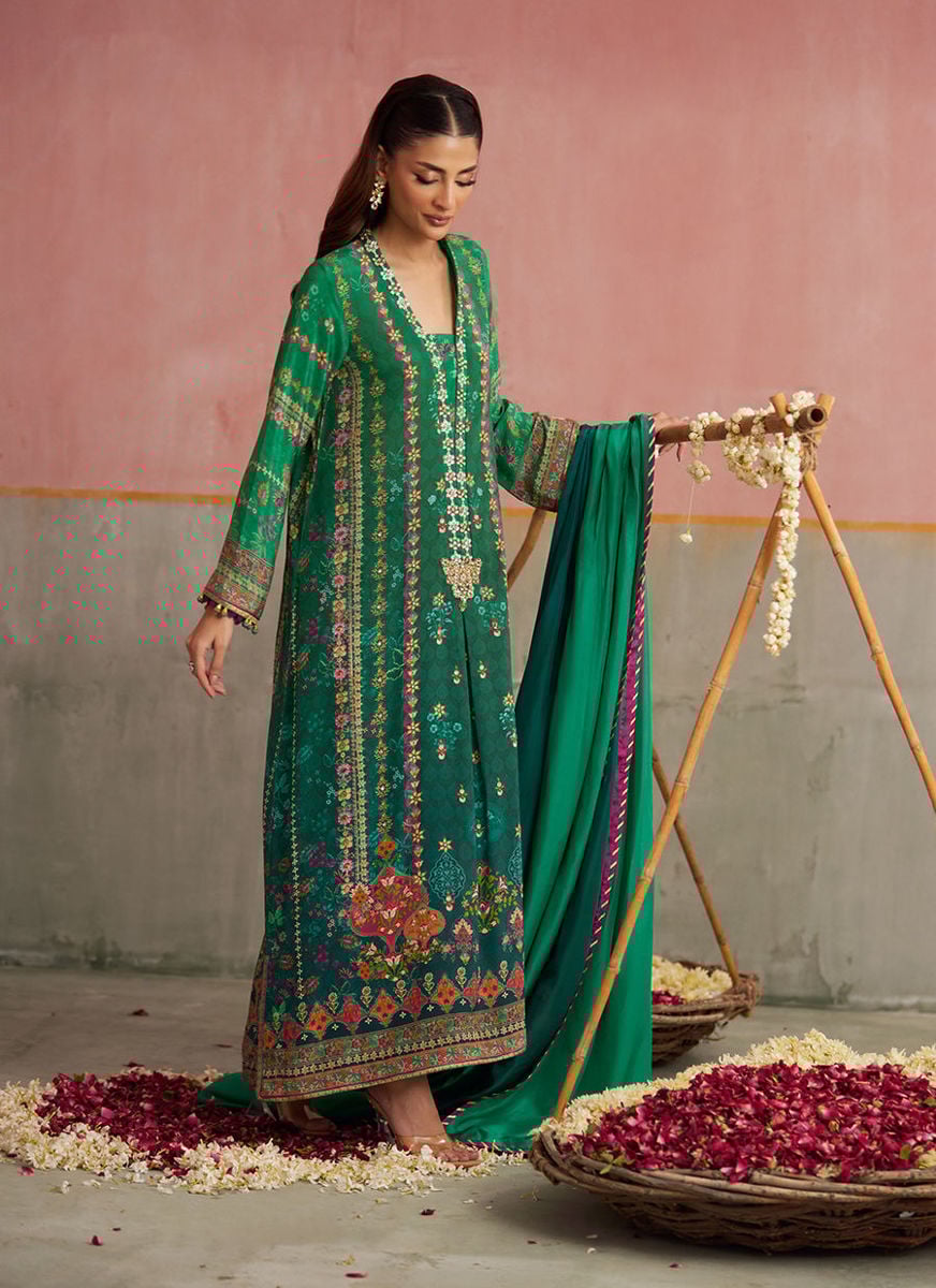 Noemi Jade Shirt And Dupatta