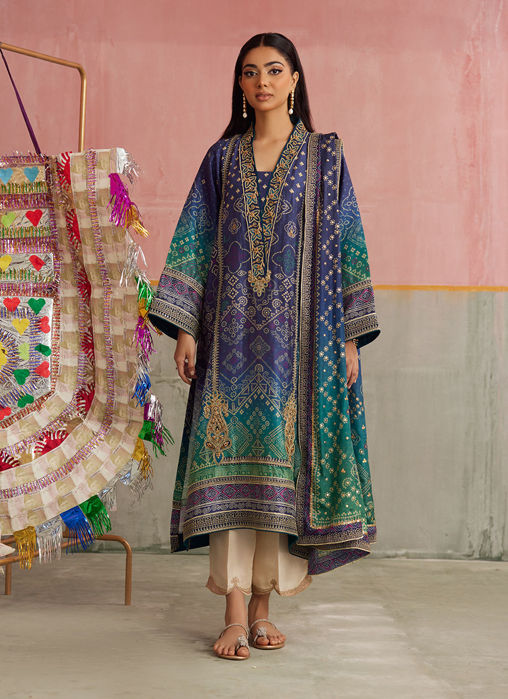 Picture of Catalina Ombre Shirt And Dupatta