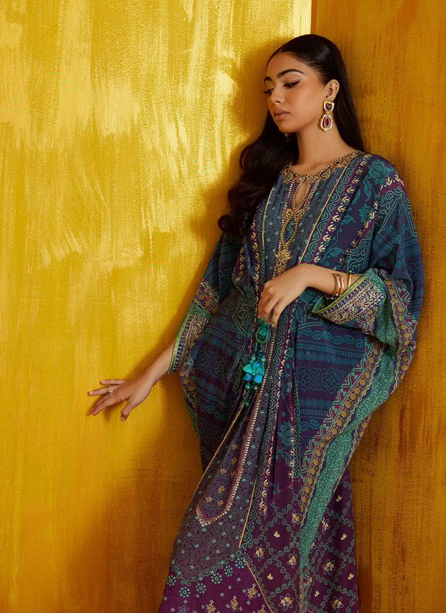 Peridot Ombre Kaftan