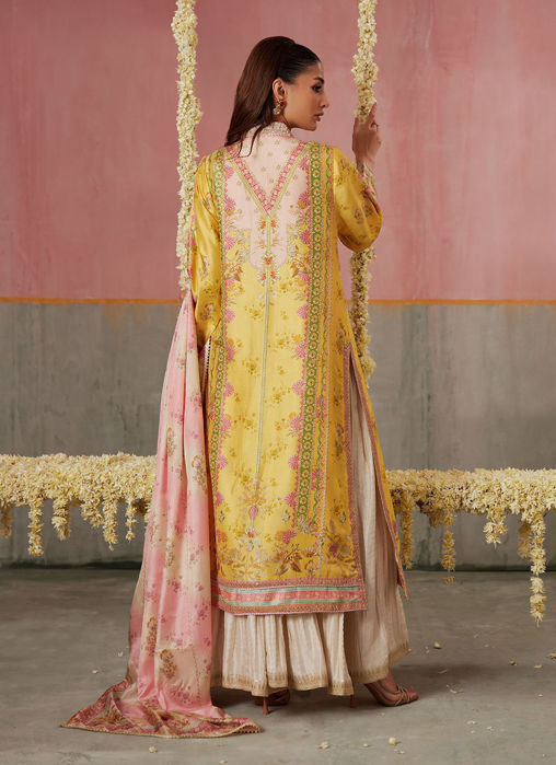 Mogra Buttercup Shirt And Dupatta