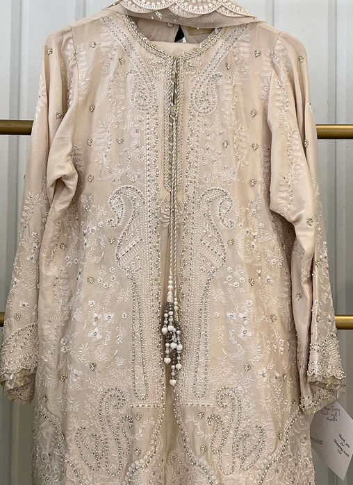 Mavi Ivory Shirt And Dupatta