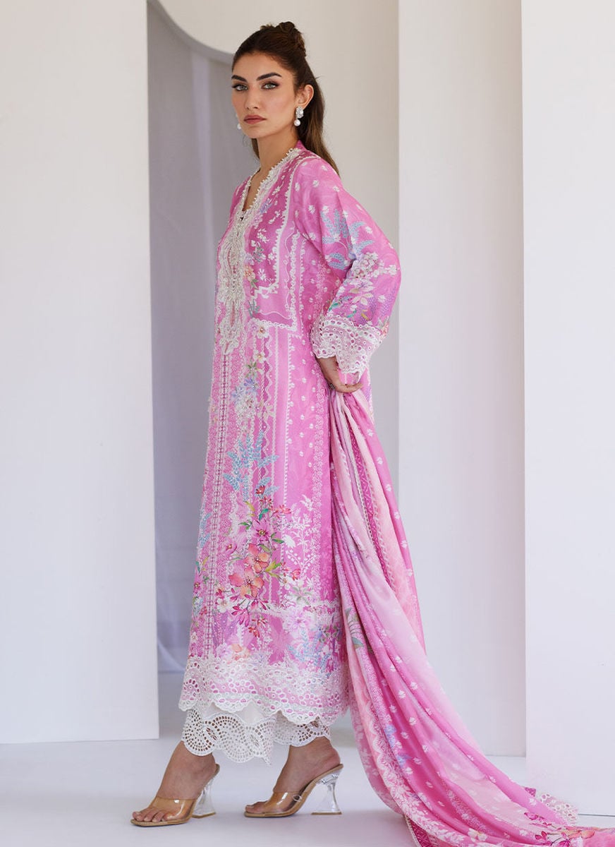 Lyra Pink Shirt And Dupatta
