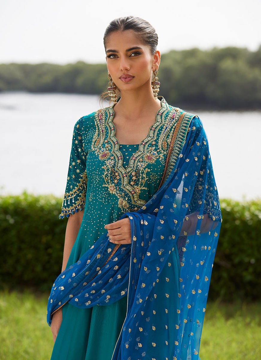 Empress Emerald Kalidaar And Dupatta
