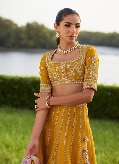 Zard Lengha Choli
