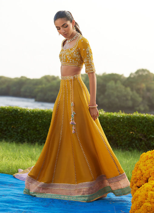 Zard Lengha Choli
