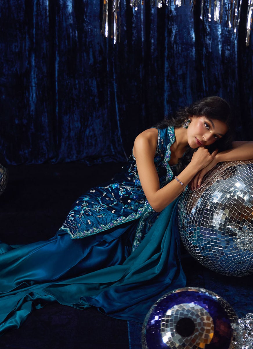 Pri Prussian Blue Saari Jacket