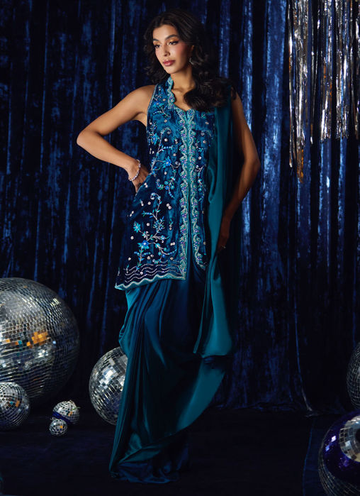 Pri Prussian Blue Saari Jacket