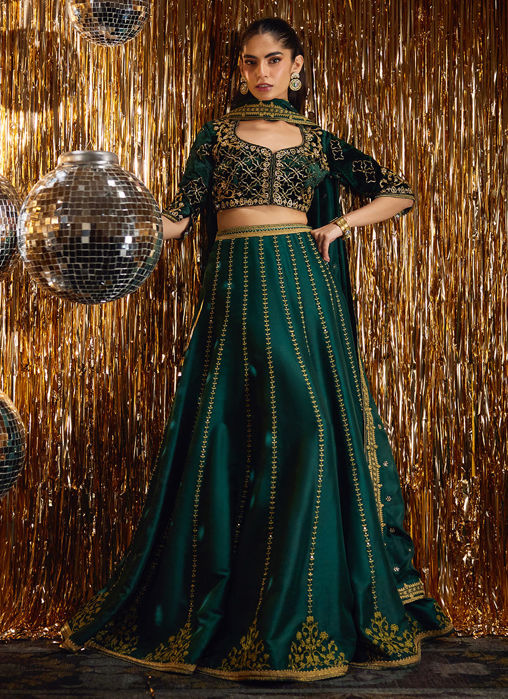 Sera Emerald Lehnga Choli