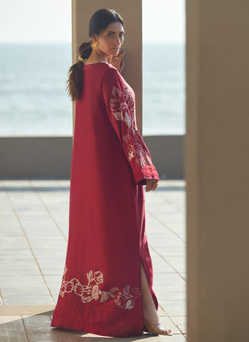 Siren Scarlett Silk Kaftan