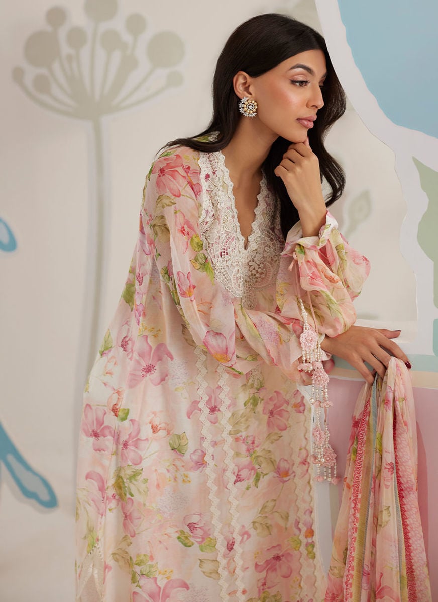 Rielle Shirt And Dupatta